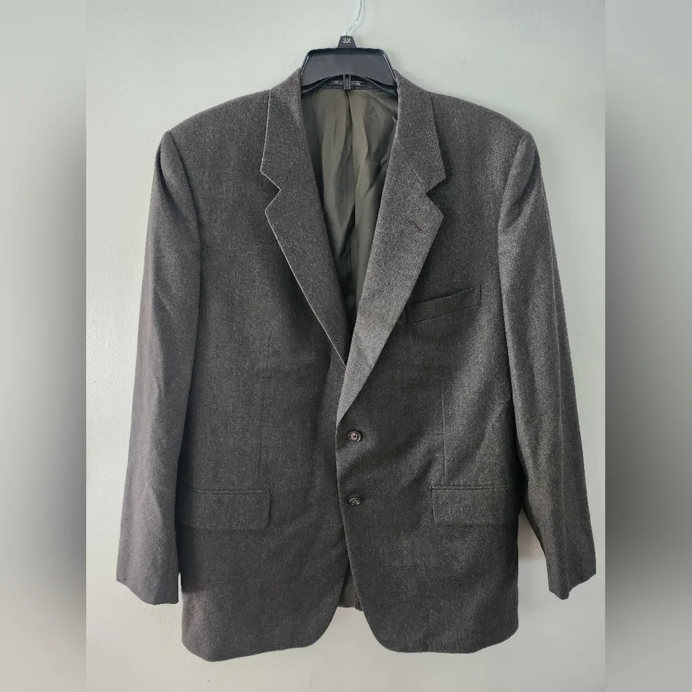 Corneliani Super 100's Extrafine Merinos Virgin Wool Jacket Blazer EU 56 USA 46